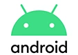 Un logo Android verde su sfondo bianco.