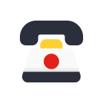 Icona del telefono giapponese.